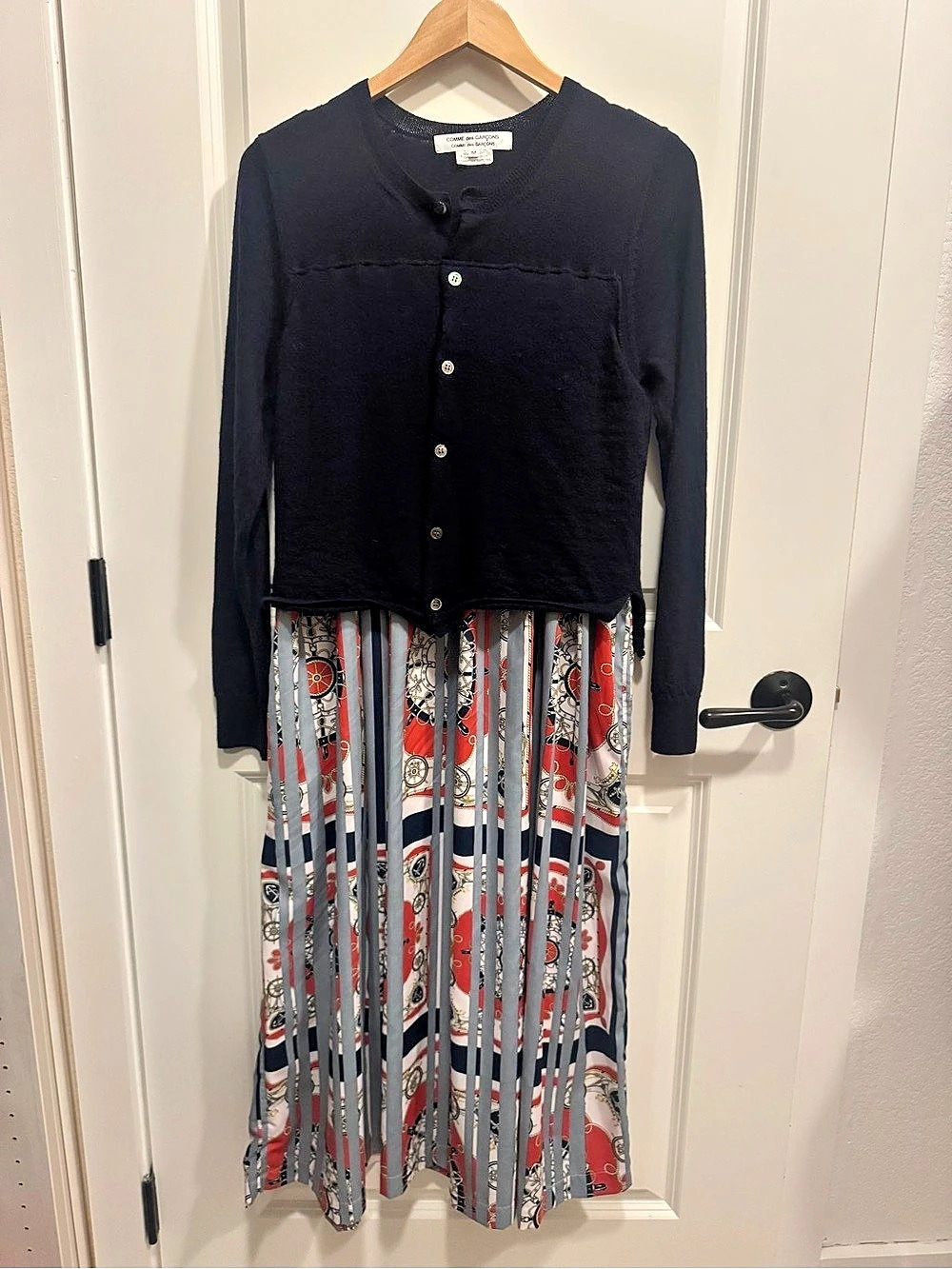 Comme des Garçons Printed Midi Dress Like New